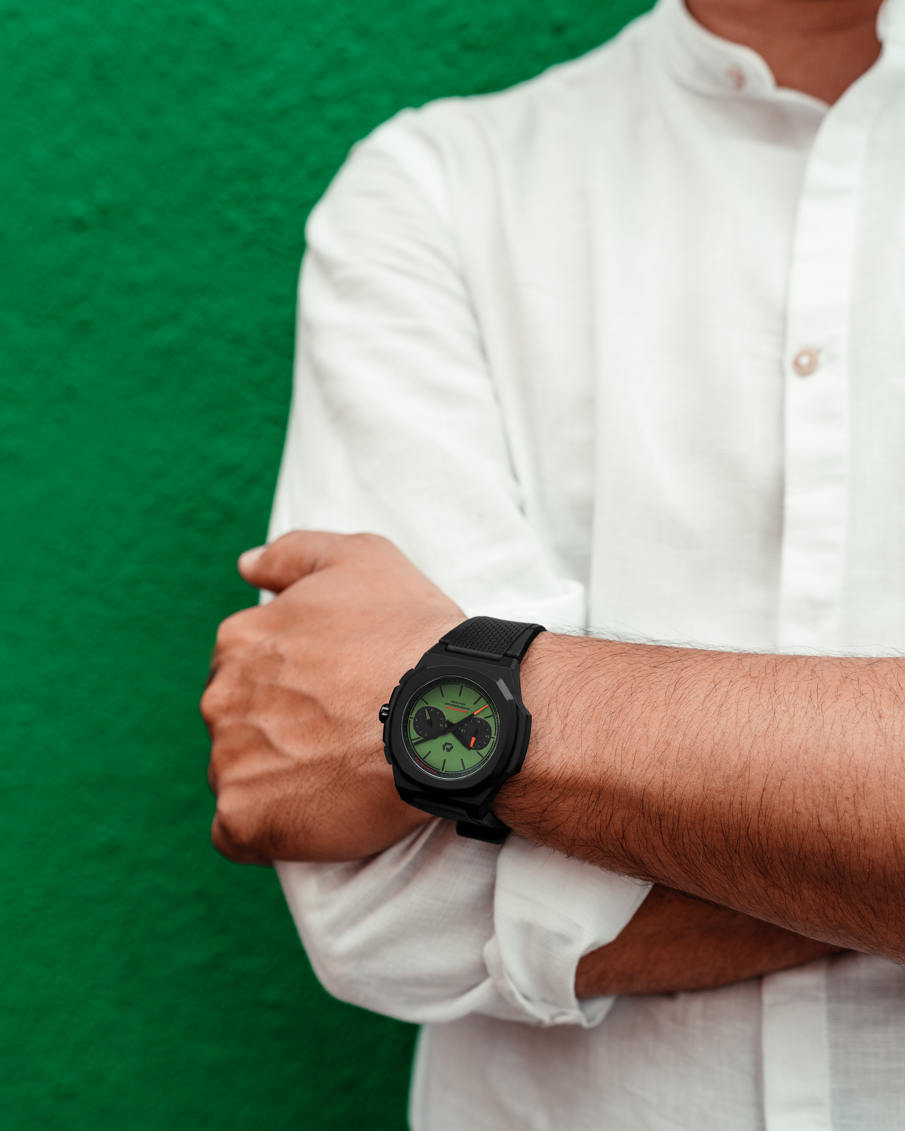 Chrono Nato Green Watch
