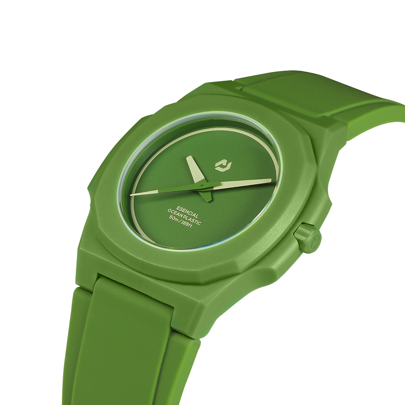 ساعة من إسينسيال بلون أخضر