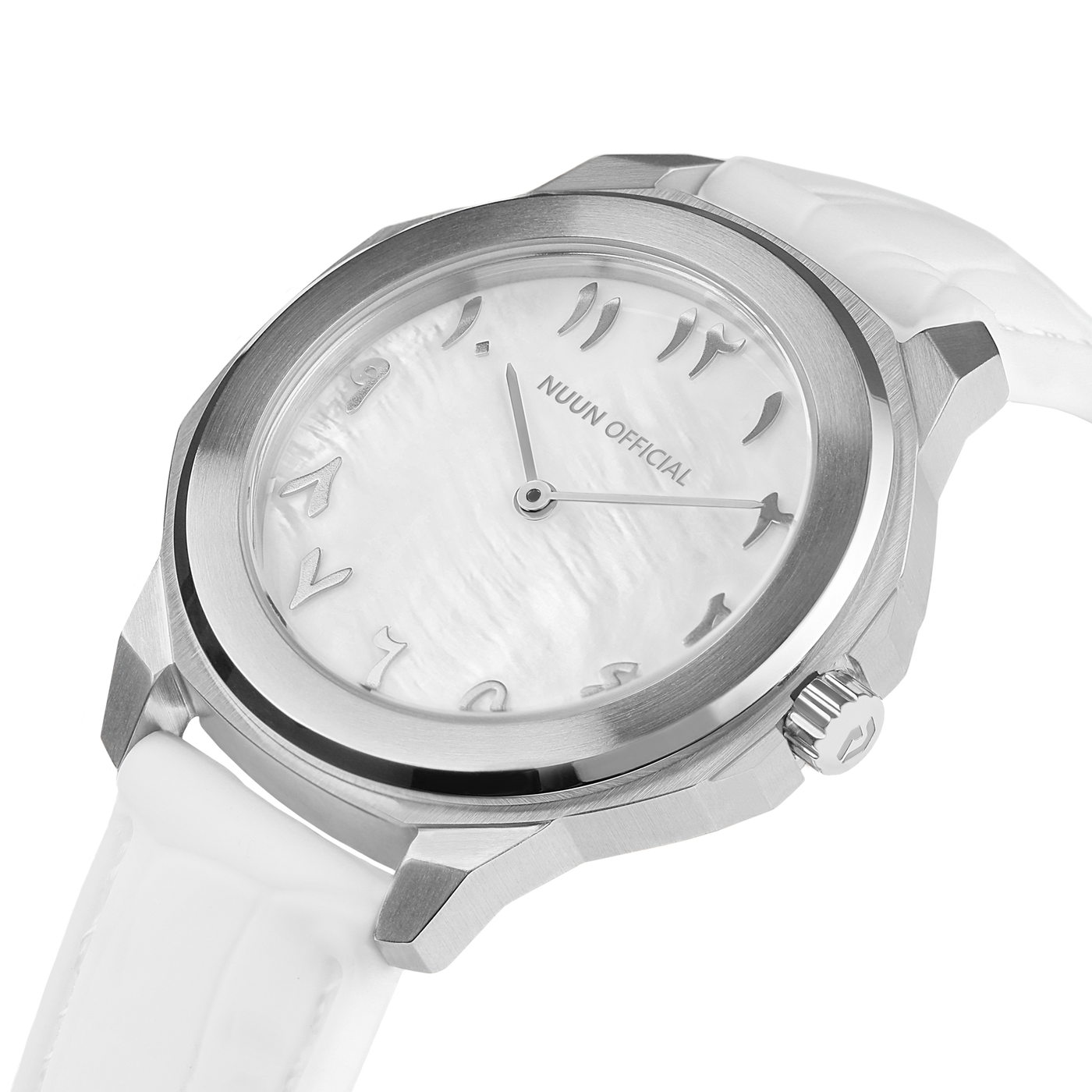 Quade 36mm MOP Silver Watch
