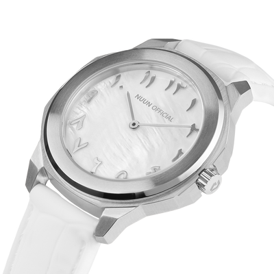 Quade 36mm MOP Silver Watch